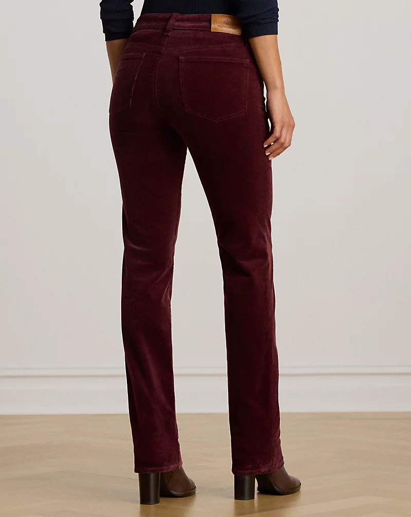 Polo Golf Ralph Lauren Stretch Corduroy Mid-Rise Straight Pant