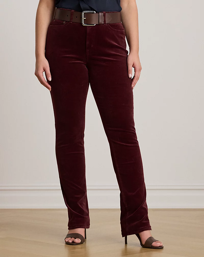 Polo Golf Ralph Lauren Stretch Corduroy Mid-Rise Straight Pant