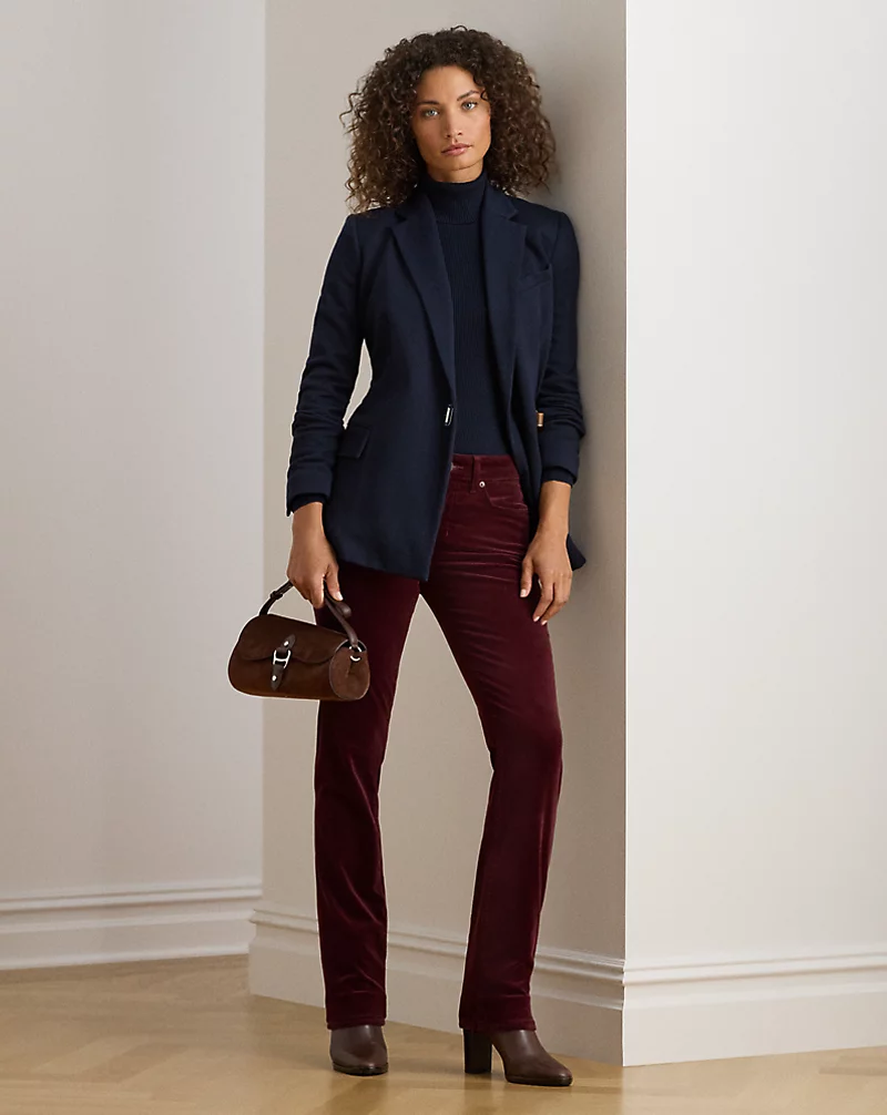 polo golf ralph lauren Stretch Corduroy Mid-Rise Straight Pant