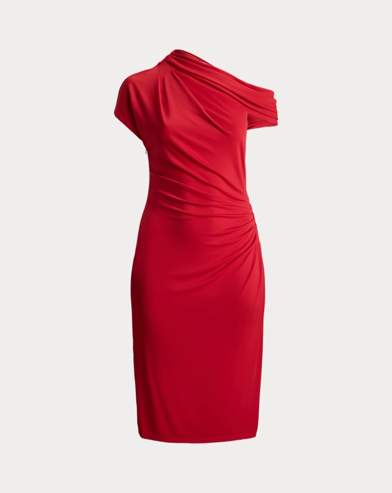 Polo Golf Ralph Lauren Stretch Jersey Off-the-Shoulder Dress