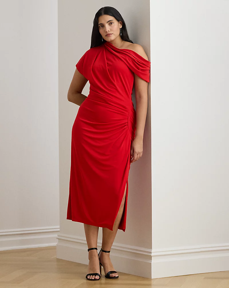 polo golf ralph lauren Stretch Jersey Off-the-Shoulder Dress