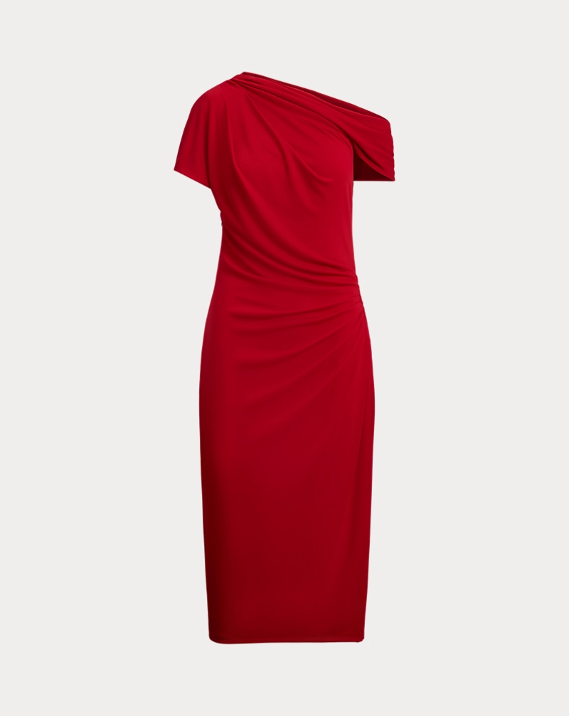 Polo Golf Ralph Lauren Stretch Jersey Off-the-Shoulder Dress