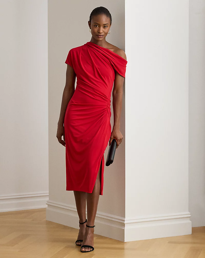 polo golf ralph lauren Stretch Jersey Off-the-Shoulder Dress