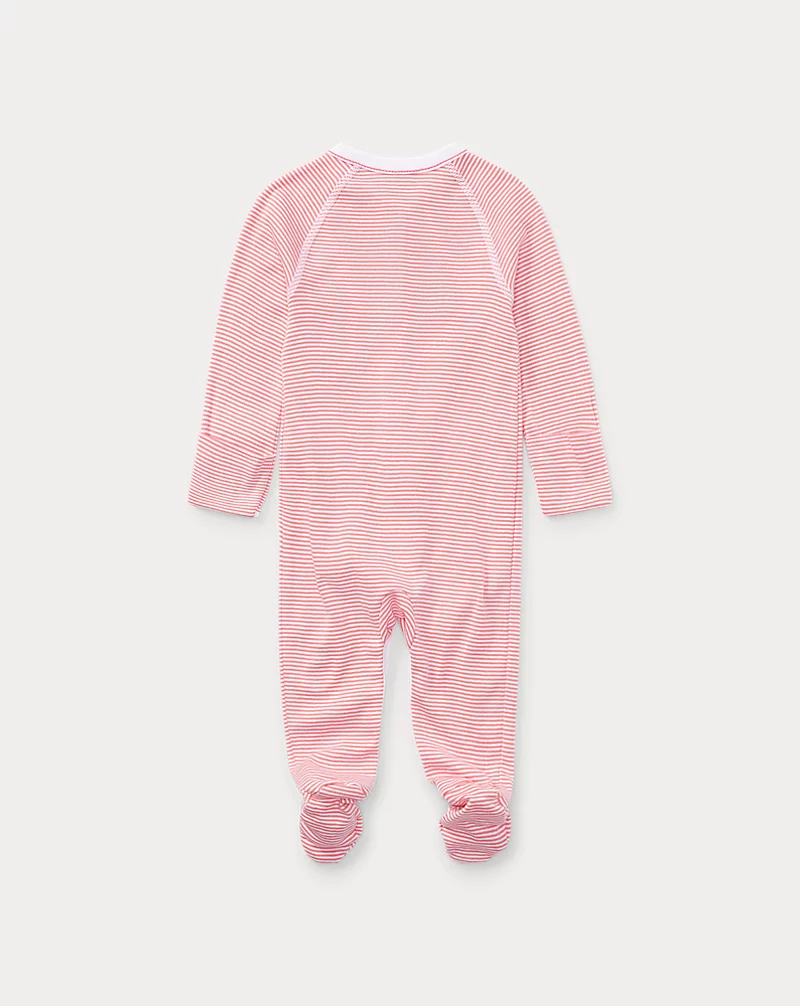 Polo Golf Ralph Lauren Striped Cotton Footed Coverall