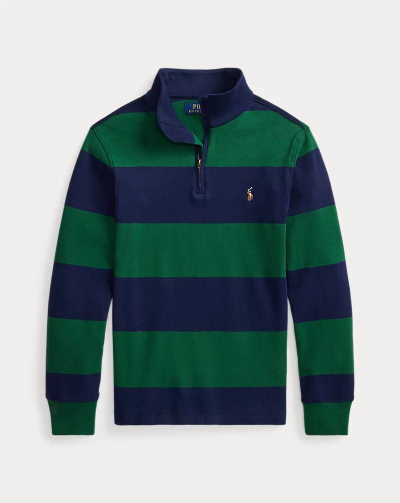 polo golf ralph lauren Striped Cotton Interlock Pullover