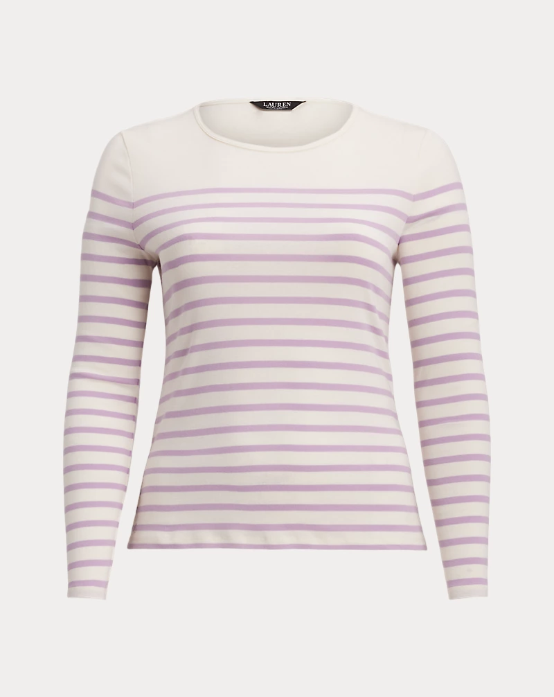 Polo Golf Ralph Lauren Striped Cotton Long-Sleeve Tee