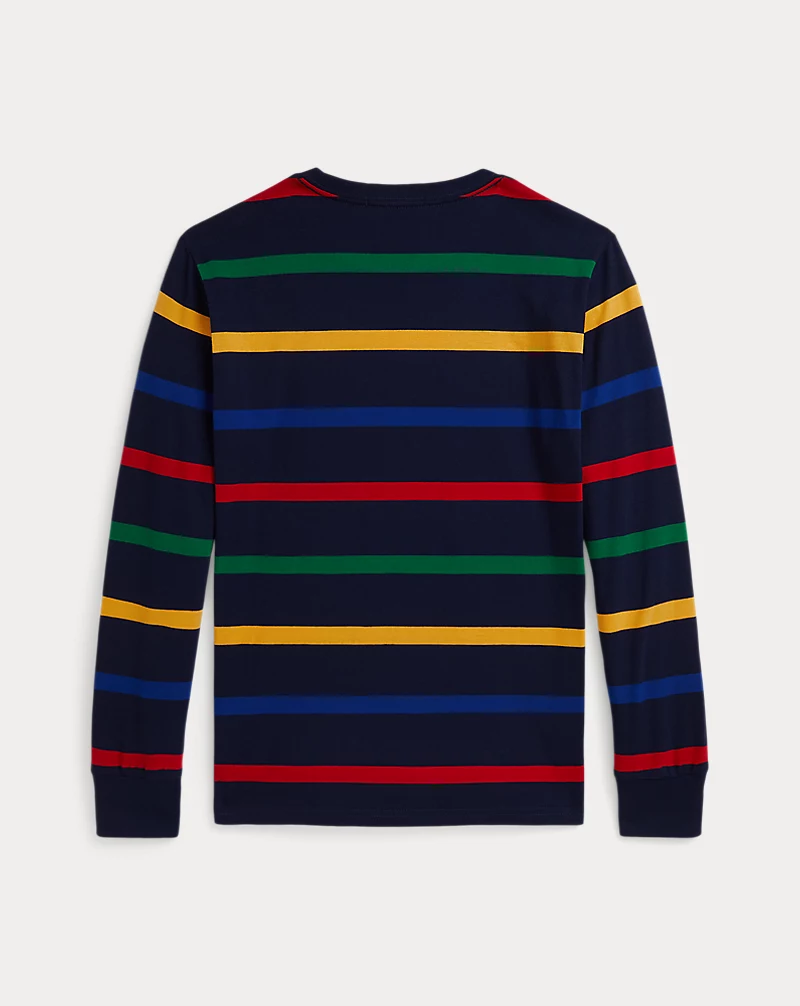 Polo Golf Ralph Lauren Striped Cotton Long-Sleeve Tee