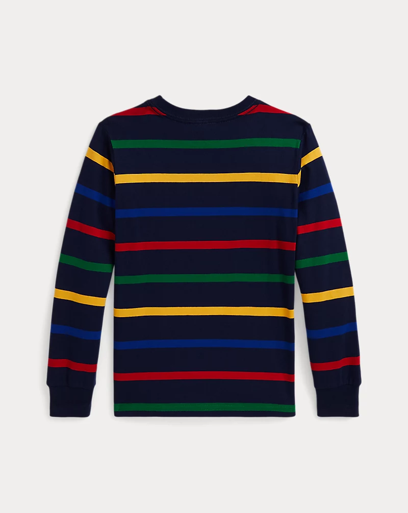 Polo Golf Ralph Lauren Striped Cotton Long-Sleeve Tee