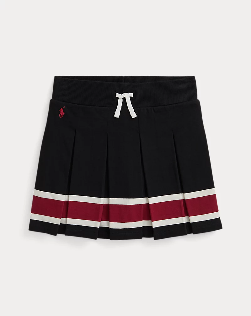 Polo Golf Ralph Lauren Striped Pleated Jersey Skort