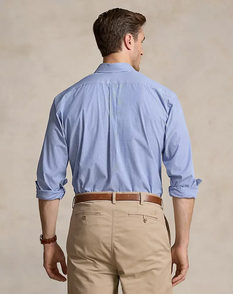 Polo Golf Ralph Lauren Striped Stretch Poplin Shirt