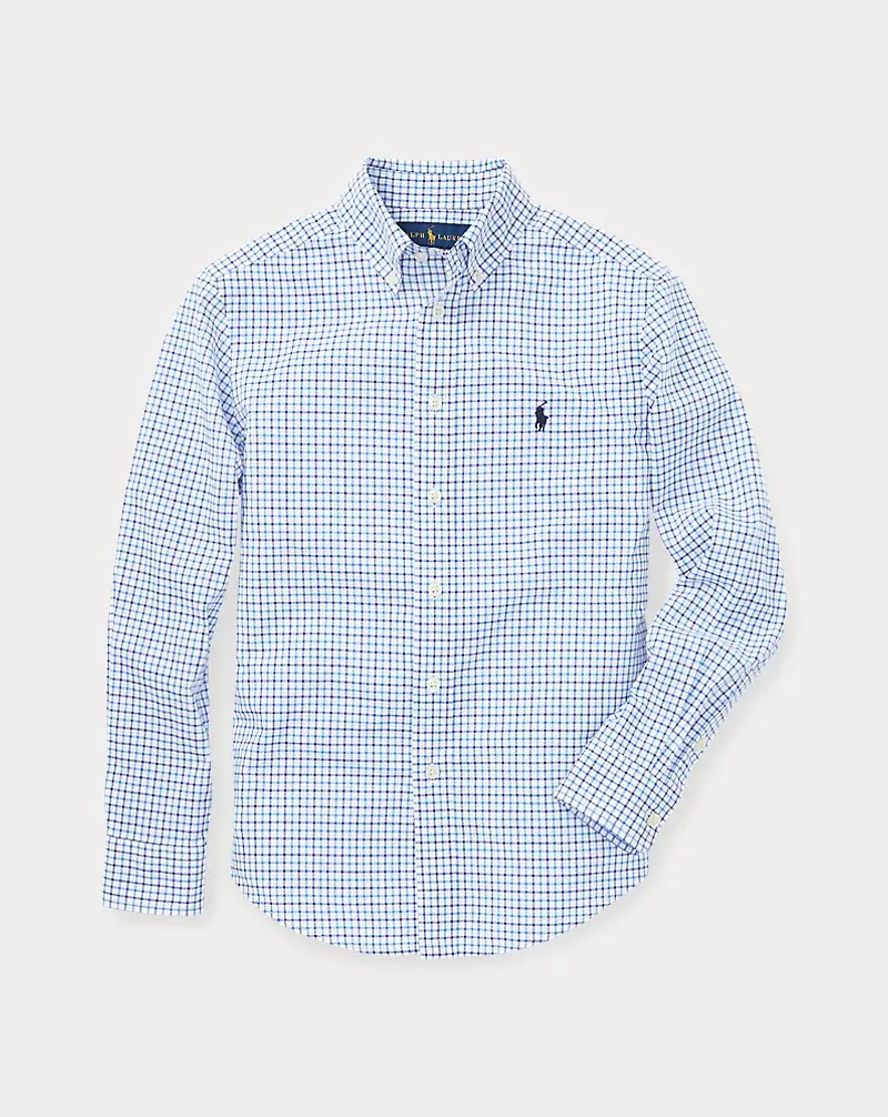 Polo Golf Ralph Lauren Tattersall Cotton Poplin Shirt