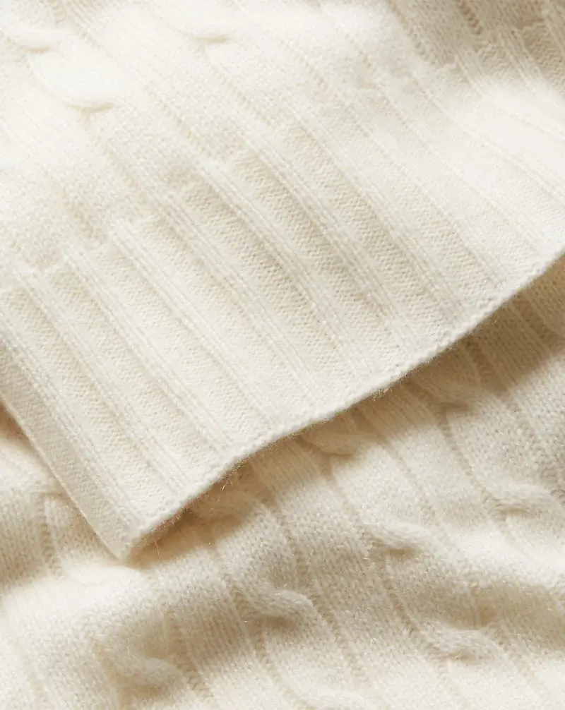Polo Golf Ralph Lauren The Iconic Cable Cashmere Throw Blanket