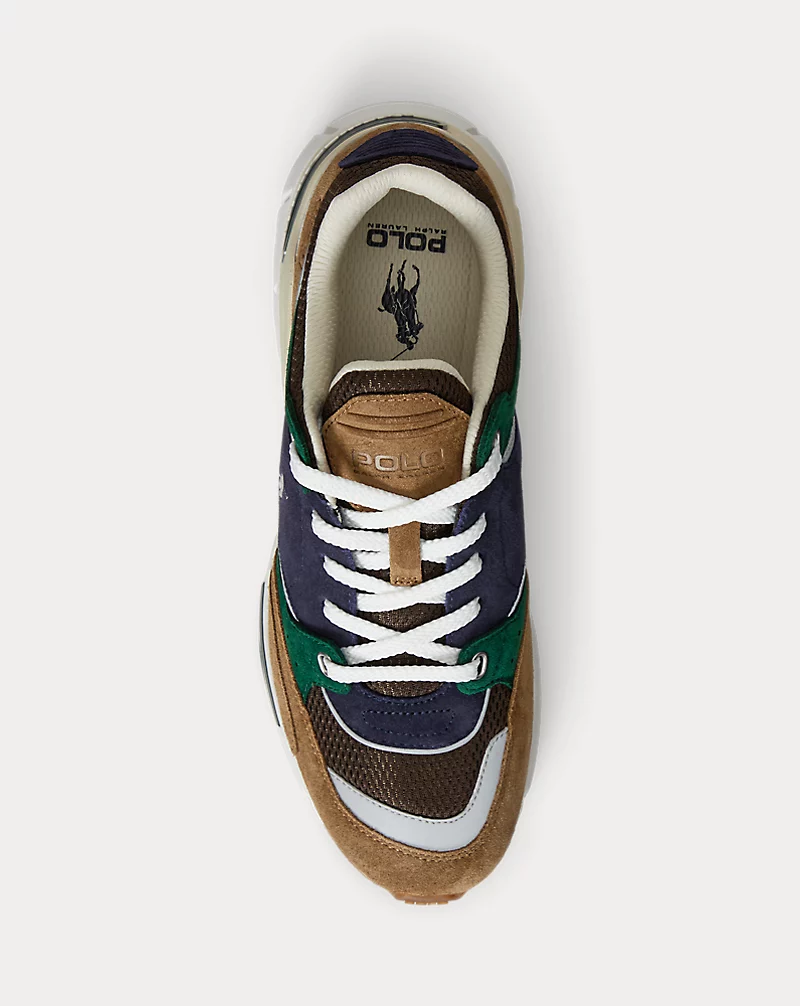 Polo Golf Ralph Lauren Trackster 250 Suede & Mesh Sneaker
