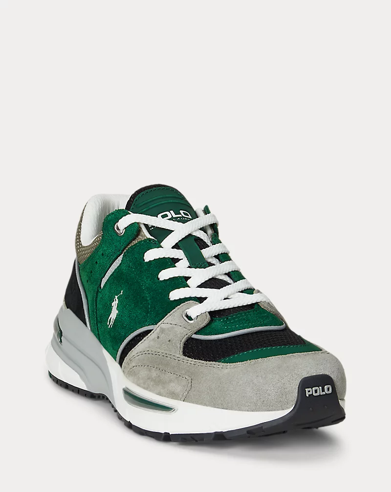 Polo Golf Ralph Lauren Trackster 250 Suede & Mesh Sneaker