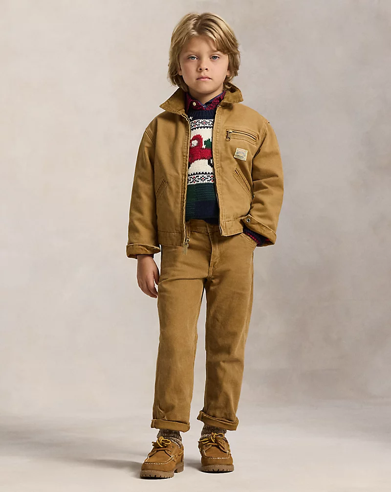 Polo Golf Ralph Lauren Truck-Intarsia Cotton Sweater