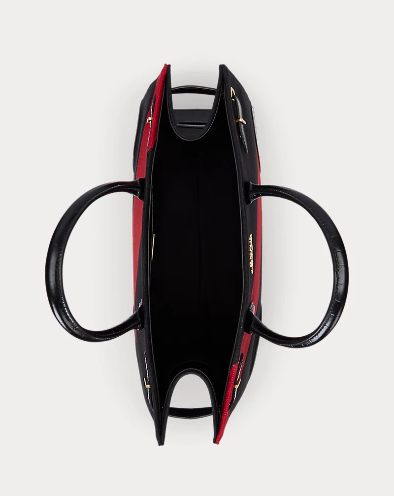 Polo Golf Ralph Lauren Two-Tone Canvas Large Devyn Tote Bag