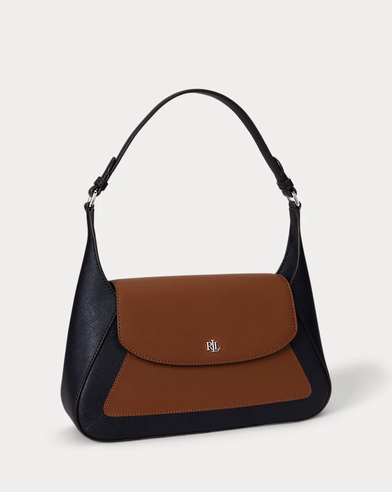 Polo Golf Ralph Lauren Two-Tone Medium Schylar Shoulder Bag