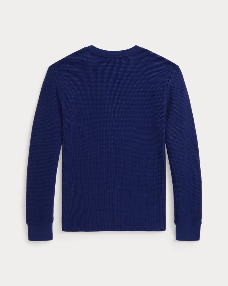 Polo Golf Ralph Lauren Waffle-Knit Cotton Long-Sleeve Tee