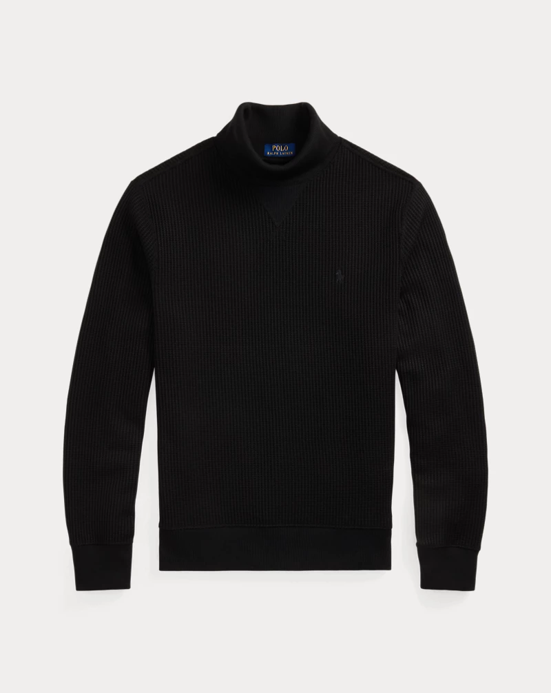 Polo Golf Ralph Lauren Waffle-Knit Fleece Turtleneck