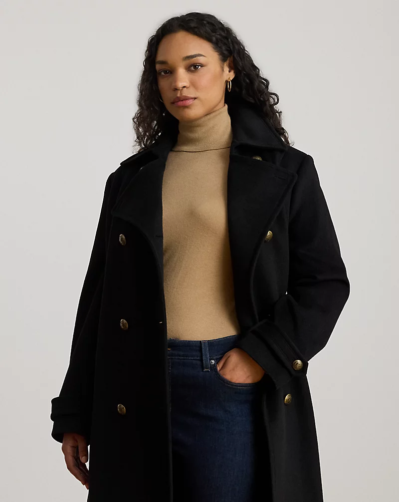 Polo Golf Ralph Lauren Wool-Blend Double-Breasted Coat