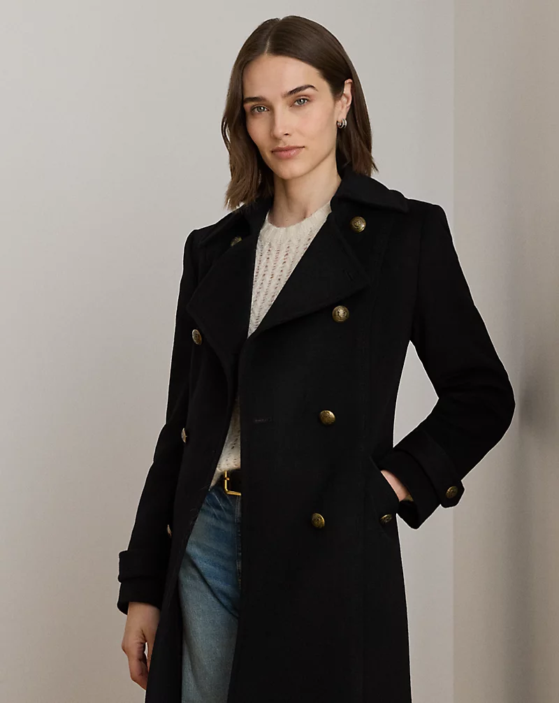 Polo Golf Ralph Lauren Wool-Blend Double-Breasted Coat