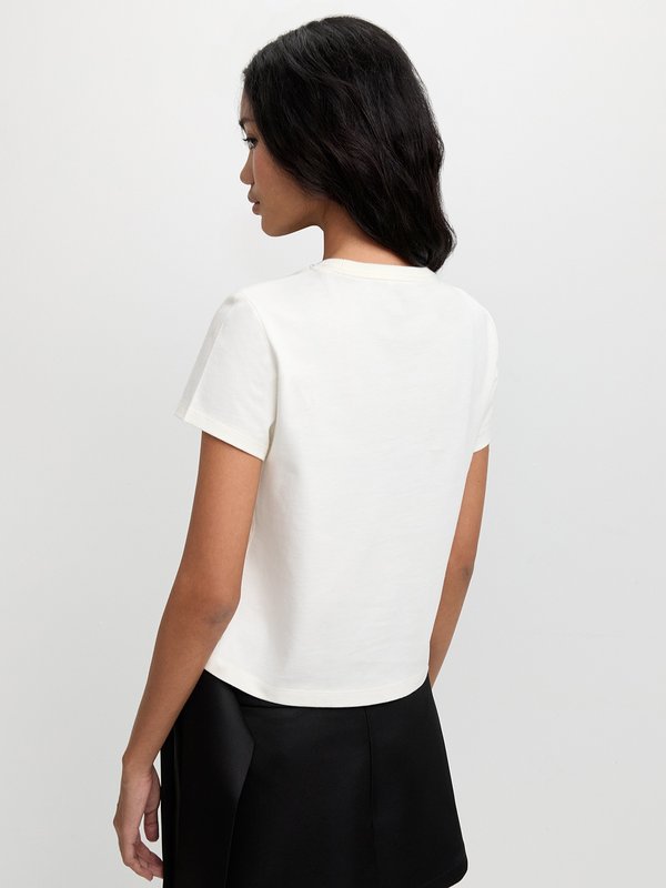 Pomelo Pomelo Love You So Matcha Graphic Tee - Off-White