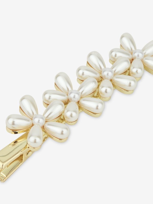 Pomelo Pomelo Oversized Flower Pearl Hairclip - Pearl