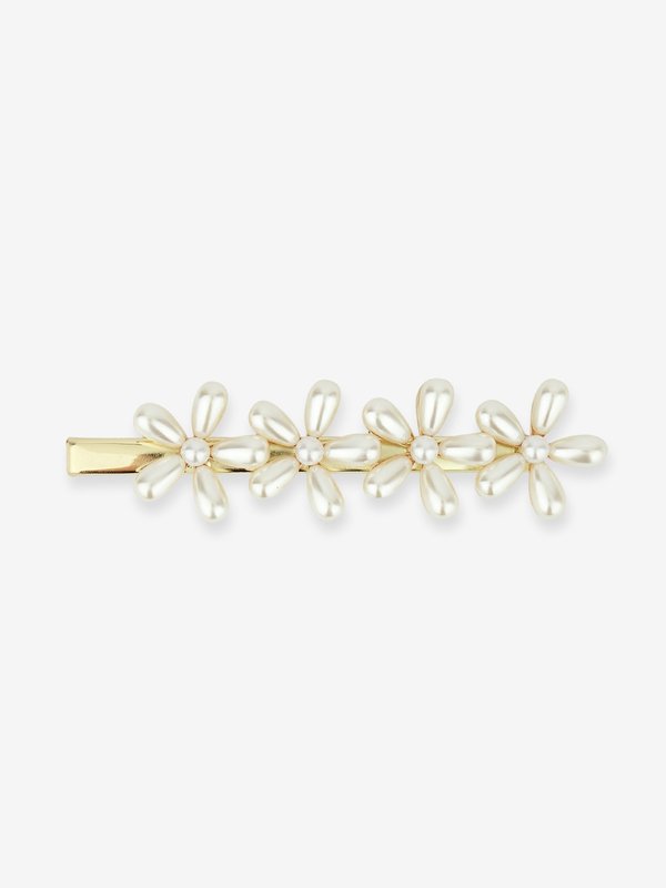 pomelo Pomelo Oversized Flower Pearl Hairclip - Pearl