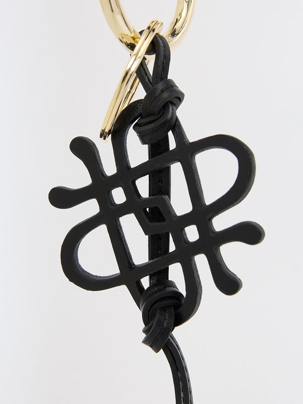Pomelo Pomelo Anagram Bag Charm Key Holder - Black