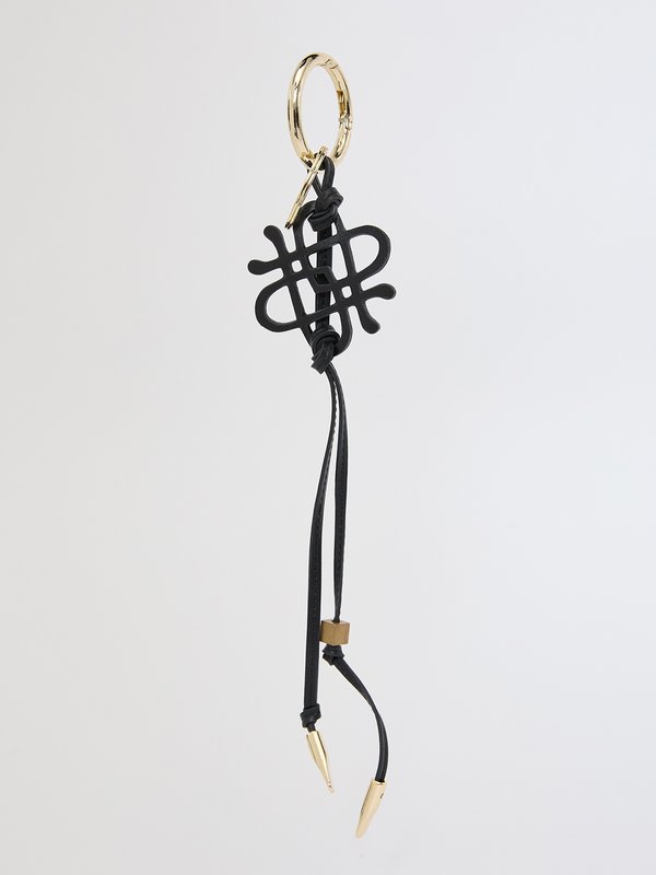 pomelo Pomelo Anagram Bag Charm Key Holder - Black