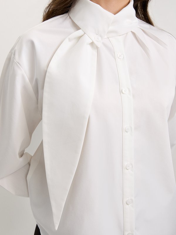 Pomelo Pomelo Asymmetric Shirt - White