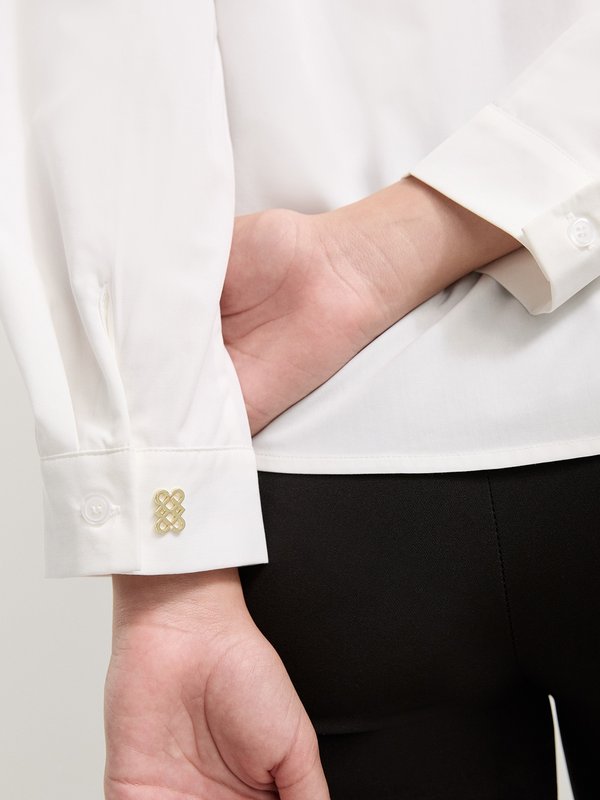 Pomelo Pomelo Asymmetric Shirt - White