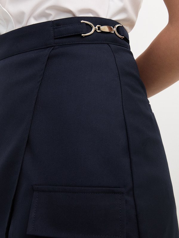 Pomelo Pomelo Asymmetric Skort - Navy