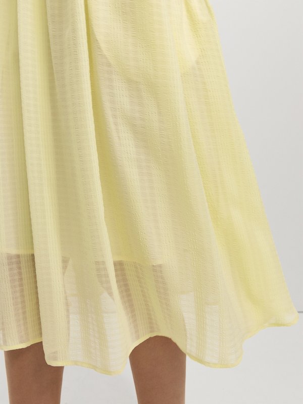 Pomelo Pomelo Asymmetrical Dress - Cream