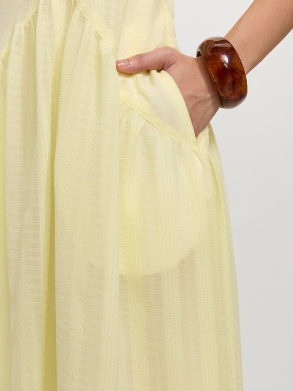 Pomelo Pomelo Asymmetrical Dress - Cream