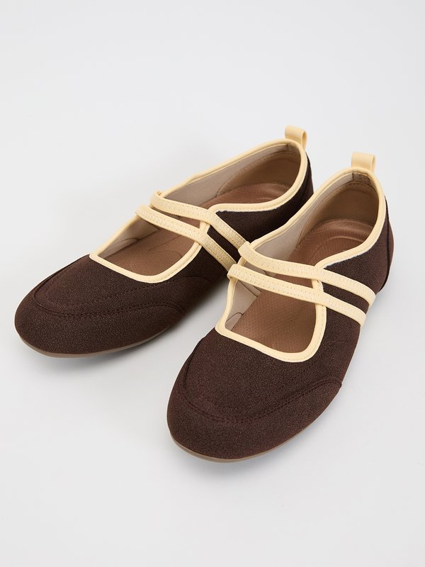 Pomelo Pomelo Ballet Sneakers - Brown