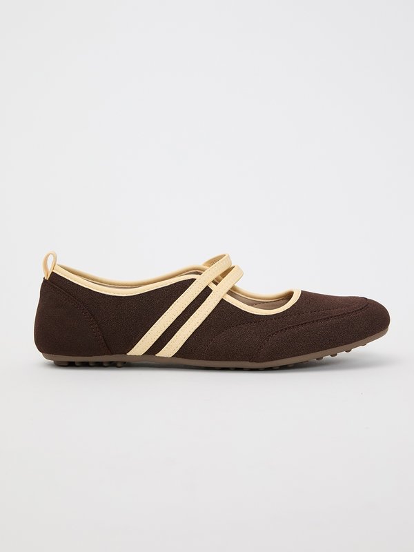 pomelo Pomelo Ballet Sneakers - Brown