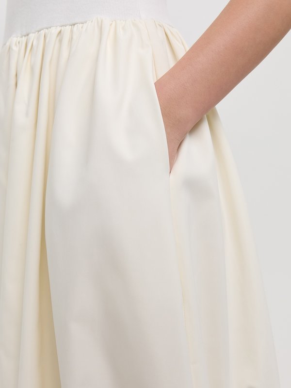 Pomelo Pomelo Balloon Skirt Dress - Off-White
