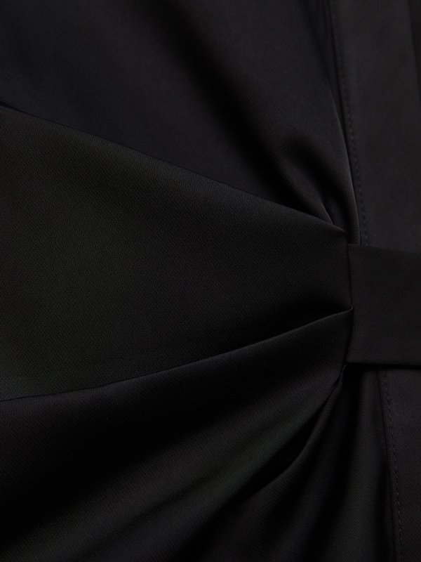 Pomelo Pomelo Belted Blouse - Black