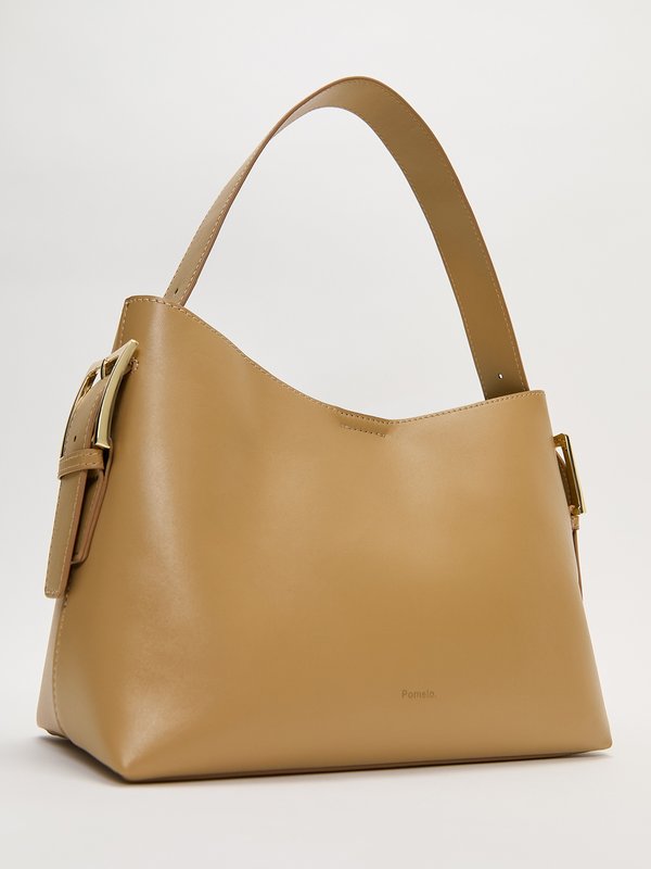 Pomelo Pomelo Belted Shoulder Bag - Light Brown