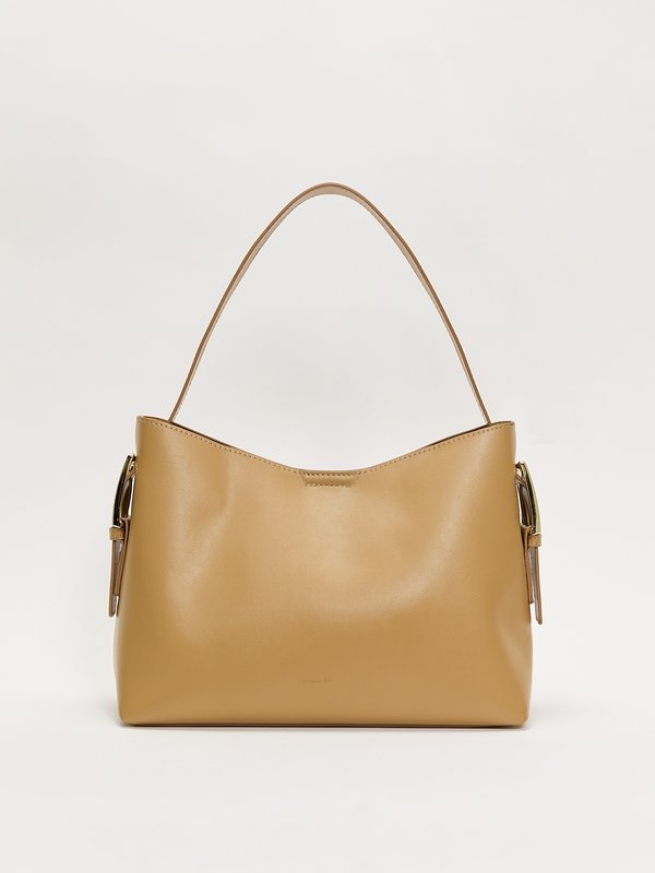 pomelo Pomelo Belted Shoulder Bag - Light Brown