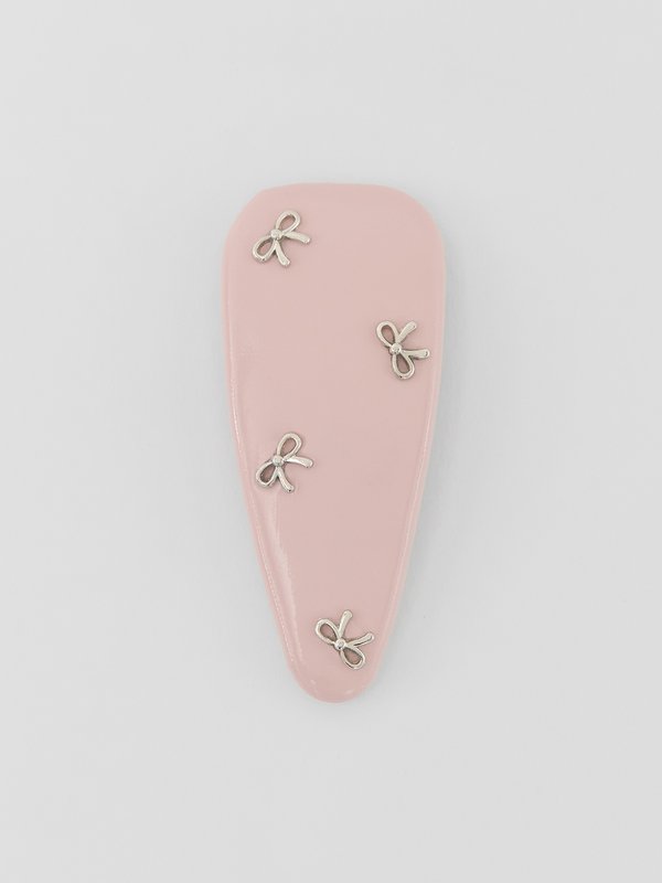 pomelo Pomelo Bow Accent Hair Clip - Baby Pink
