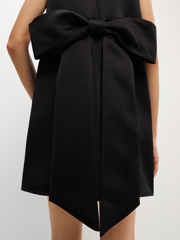 Pomelo Pomelo Bow Back Sleeveless Mini Dress - Black