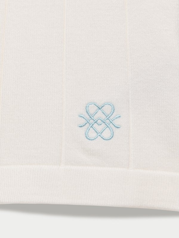 Pomelo Pomelo Bow Contrast Trim Tank Top - White