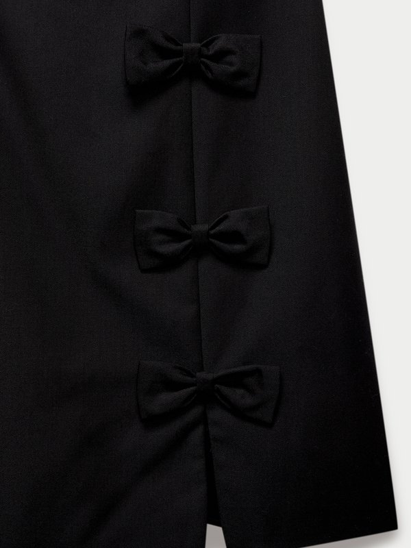 Pomelo Pomelo Bow Dress - Black