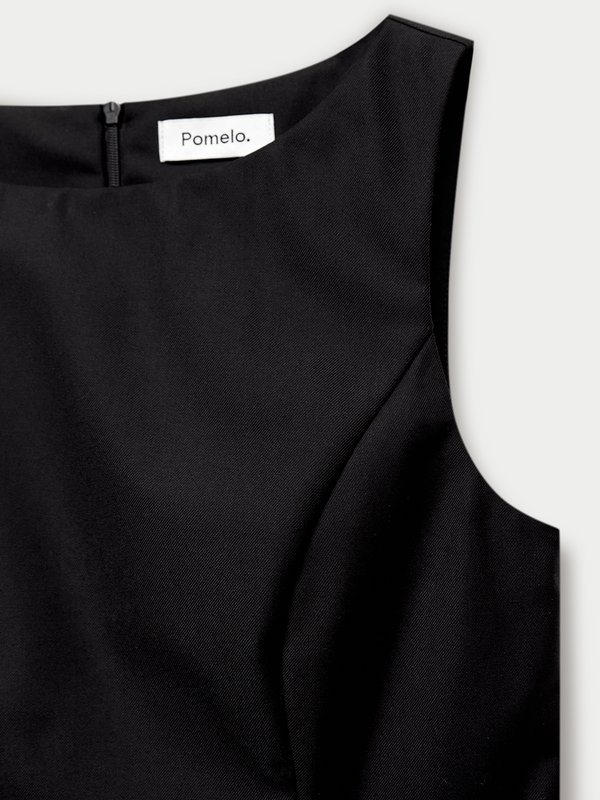 Pomelo Pomelo Bow Dress - Black