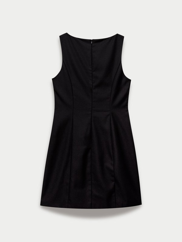Pomelo Pomelo Bow Dress - Black