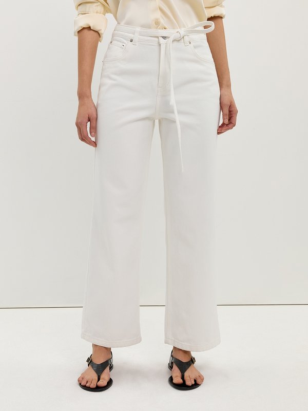 Pomelo Pomelo Bow Tie Pants - Off-White