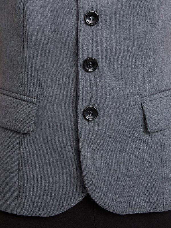 Pomelo Pomelo Bow Vest Top - Mid Grey