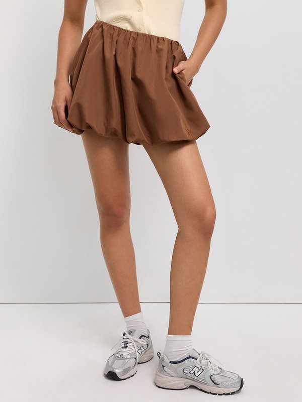 Pomelo Pomelo Bubble Skirt - Brown